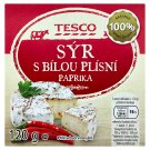 Tesco Sýr s bílou plísní paprika 120g