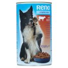Reno Kompletní krmivo pro dospělé psy - kousky s hovězím v omáčce 1240g