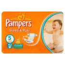 Pampers Sleep&Play Pleny 5 Junior 42 ks