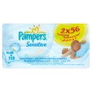 Pampers Vlhčené Ubrousky Sensitive 2x56 ks