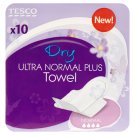 Tesco Ultra normal plus dry dámské hygienické vložky 10 ks
