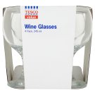 Tesco Value Sklenička na víno 4 ks