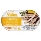 Tesco Value Šproty v řepkovém oleji 170g