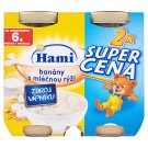 Hami Banány s mléčnou rýží 2 x 190g
