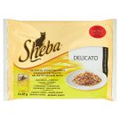 Sheba Delicato Delikátní drůbeží menu kompletní krmivo pro dospělé kočky 4 x 85g