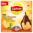 Lipton Pear Chocolate Inspiration černý čaj 20 sáčků 32g