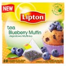 Lipton Blueberry Muffin černý čaj aromatizovaný 20 sáčků 32g