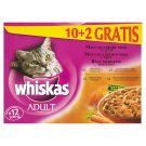 Whiskas Adult Menu ze 4 druhů masa ve šťávě kompletní krmivo pro dospělé kočky 12 x 100g