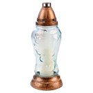 Náhrobní svíčka sklo 28cm (32 hodin) 130g