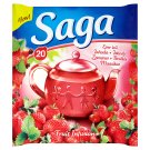Saga Jahoda ovocno-bylinný čaj 20 sáčků 36g