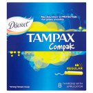 Tampax Compak Regular tampony s aplikátorem 8 ks